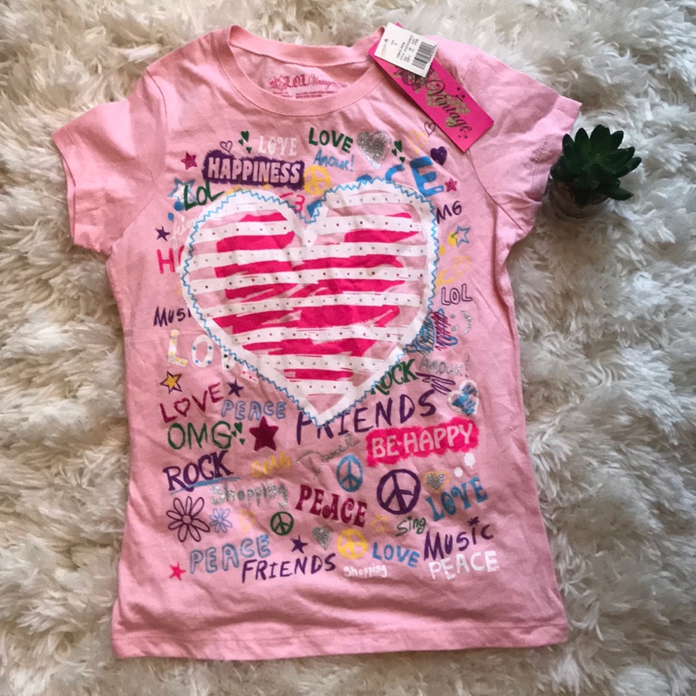 NEW pink girls top
